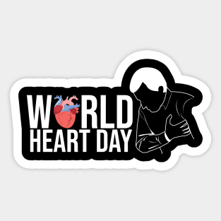 WORLD HEART DAY Sticker